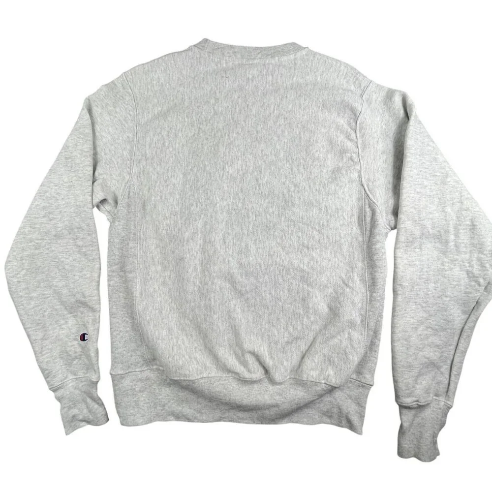 Vintage Champion Reverse Weave Sweatshirt Mens Small Gray Fleece Heavyweight - Picture 2 of 9
